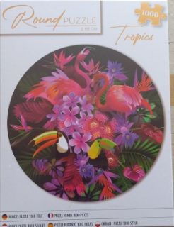 Obrázek z Puzzle kulaté Tropy 1000 dílků 